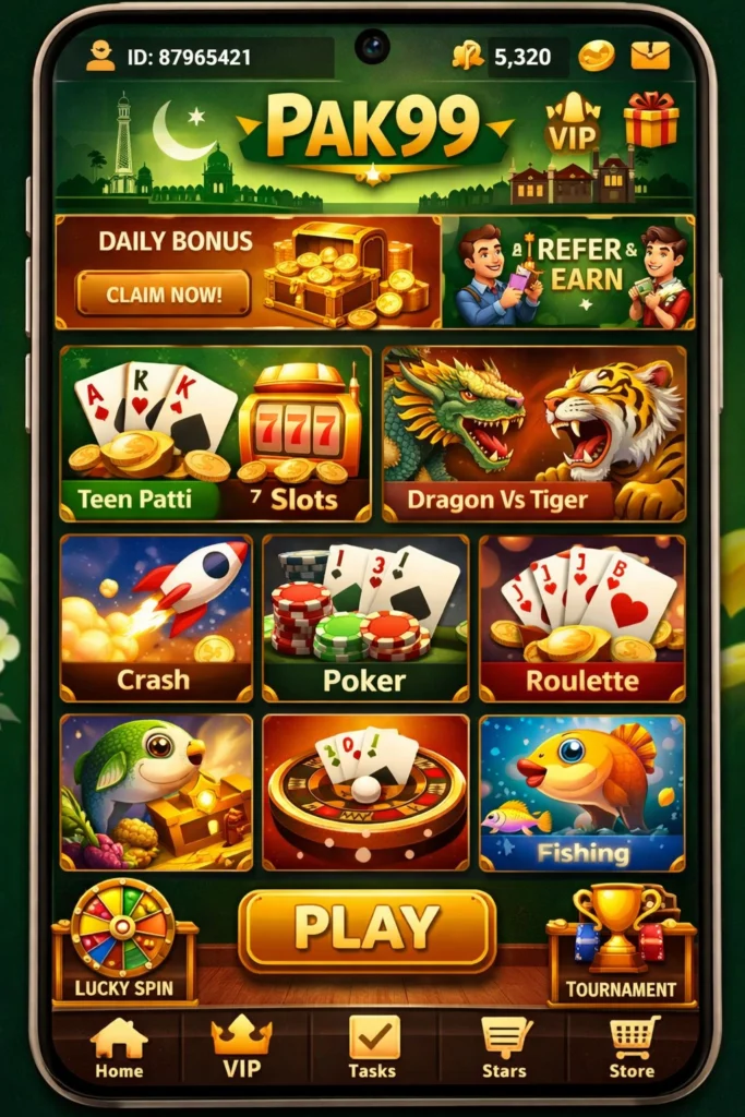 Pk99 Game interface image