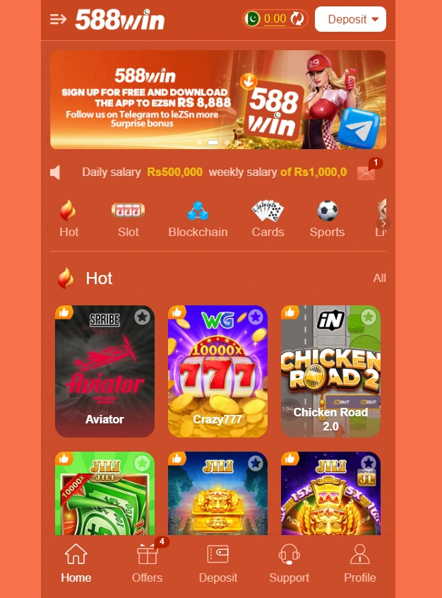 588Win Game interface image